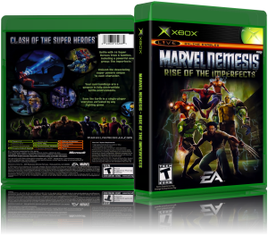 Marvel Nemesis - Rise Of The Imperfects (USA)3D Boxes Back Front